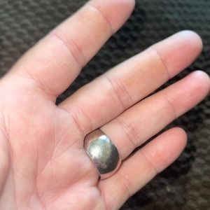 Women silver ring 925 probe wedding band